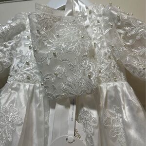 Amazon Essentials White Lace Dress baptism